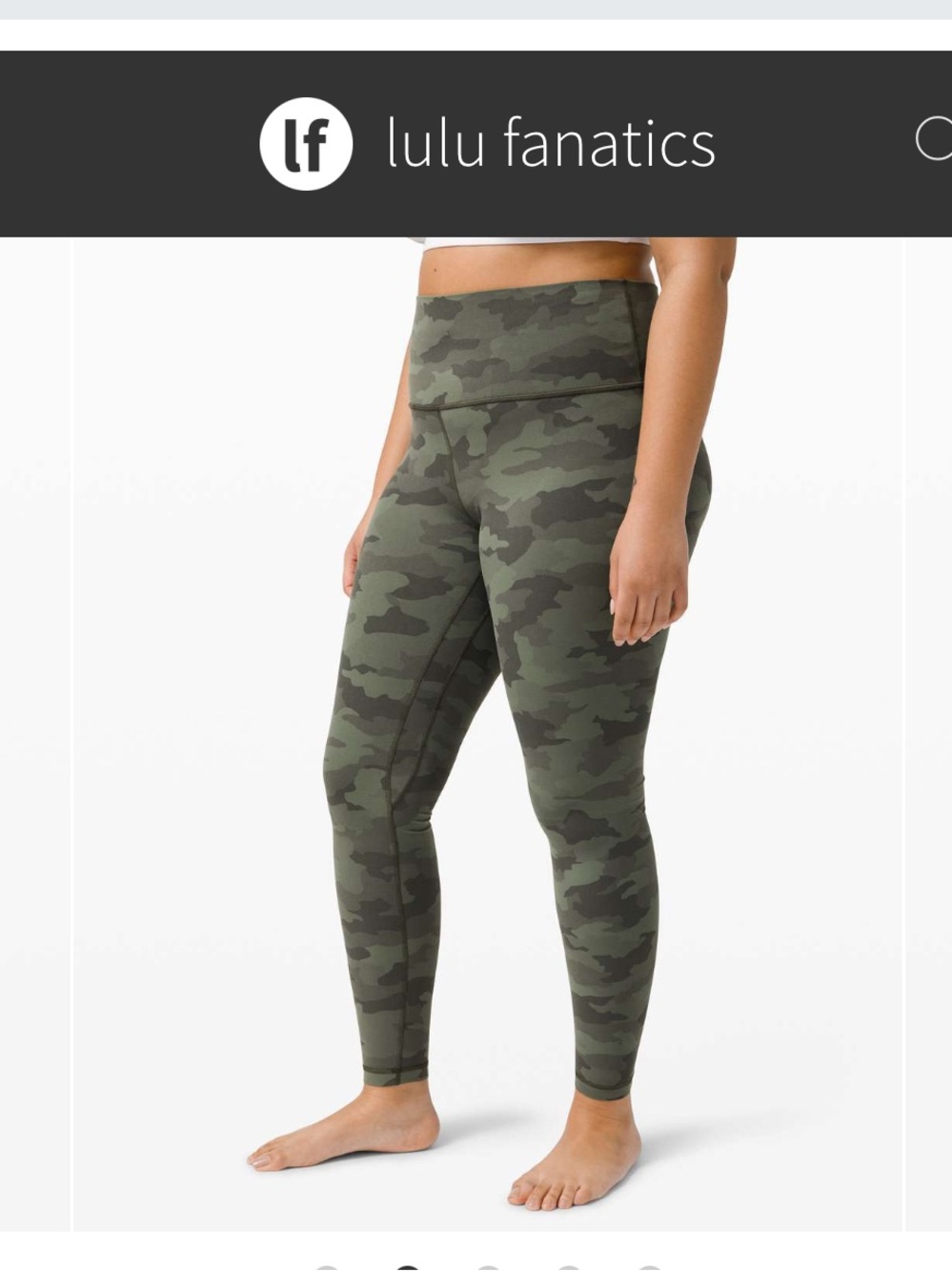 Lululemon Align Pant 28" Sz 6 Heritage 365 Camo Green Twill Multi Full Length